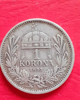 1 Korona argento Ungherese