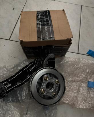 Frizione pit bike con mozzetto integrato