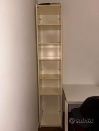 📚🤍Libreria / colonna scaffale bianca stretta