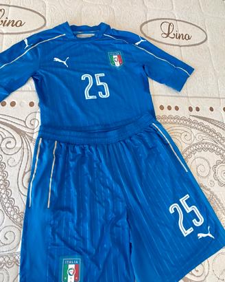 completo calcio Italia maglia e pantaloncino