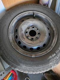 4 gomme + cerchi 155 80 13 estivi per fiat panda