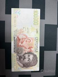 Lire 100000 Caravaggio II tipo