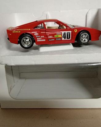 MODELLINO FERRARI GTO 288 n.40 BURAGO SCALA 1/18