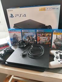 Bundle PlayStation 4 + 9 Giochi + 2 Controller (NO