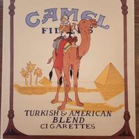 poster pubblicitario Tintin e Milù per Camel