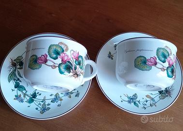 Villeroy Boch, due tazze colazione serie Botanica