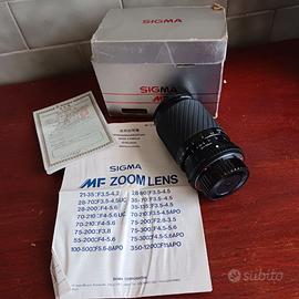 Obiettivo SIGMA AF Nikon 35-135mm.