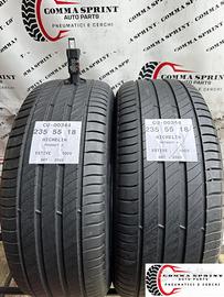 2 PNEUMATICI 235/55 R18 MICHELIN ESTIVE 70%