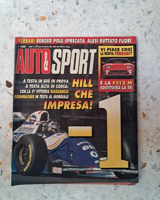 Autosport 1994 Damon Hill  Schumacher  Testarossa