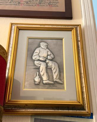 Quadro Decorativo a bassorilievo