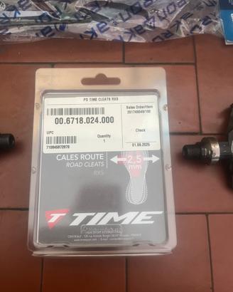 Pedali Time Carbon Rxs completi di tacchette