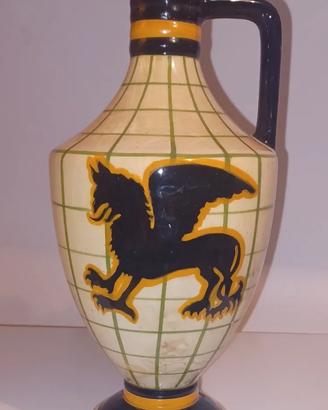 BOTTIGLIA CERAMICA CUNARDO VARESE ANNI 70 CM. 23