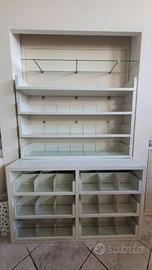 Mobile Espositore a Parete in Legno Massello