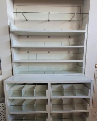 Mobile Espositore a Parete in Legno Massello