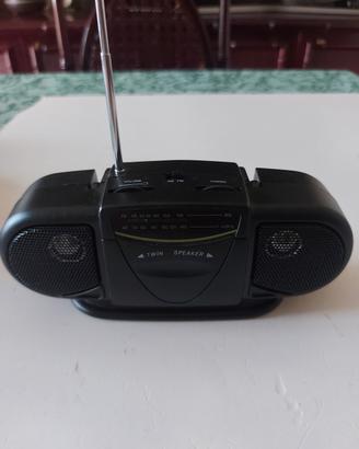 Radiolina portatile AM/FM Twin Speaker -Come nuova