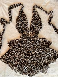 vestito leopardato