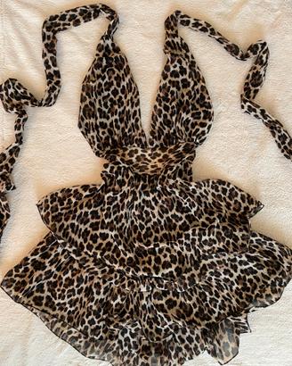 vestito leopardato