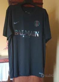 T-shirt PSG Balmain XXL Nero Fosforescente
