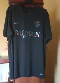 T-shirt PSG Balmain XXL Nero Fosforescente