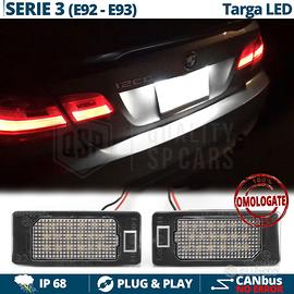 PLACCHETTE Luci TARGA LED per Bmw Serie 3 E92 E93