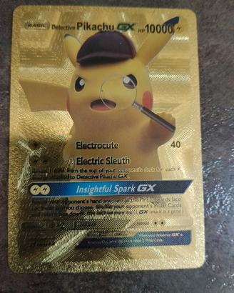 carta pokemon dorata