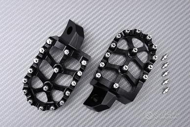 Poggiapiedi KAWASAKI KX 250 1988 - 1996 Nero