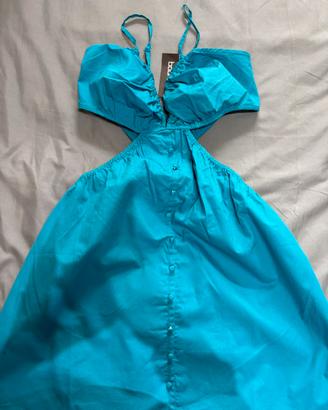 Abito a trapezio - petrolio