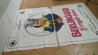 DOPPIO MANIFESTO BERLINGUER TI V OGLIO BENE