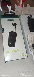 auricolari bluetooth retraibile 