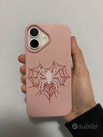 Cover Custodia iPhone 16 Fantasia Ragnatela e Ragn
