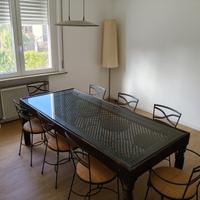 Tavolo Griglia Antica Finestra Indiana