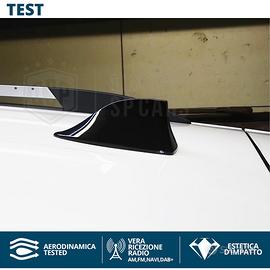 Antenna PINNA DI SQUALO Per RENAULT ALASKAN, Fibra di Carbonio