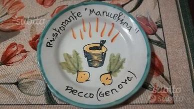 Piatto Buon ricordo Ristorante Manuelina Recco