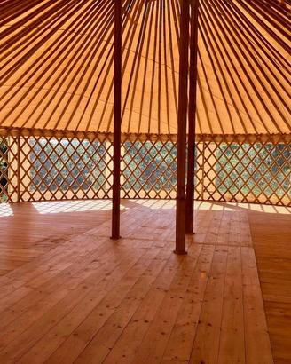 Yoga Yurta 95m2 per ritiri, agriturismi...