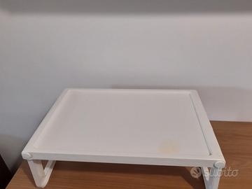 Vassoio pieghevole bianco