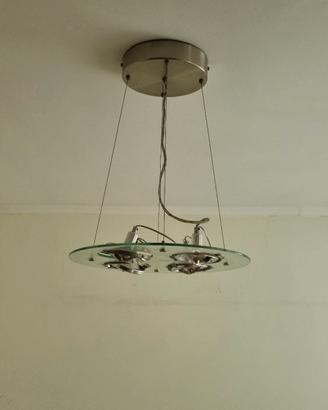 lampadario con faretti orientabili tipo Scialitica