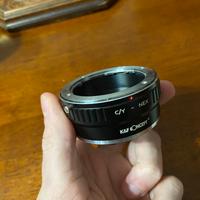 Adattatore ottiche C/Y su corpo Sony Nex