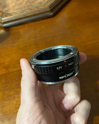 Adattatore ottiche C/Y su corpo Sony Nex