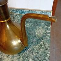 caffettiera ottone antica 