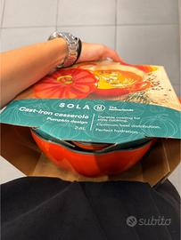 Pentola in ghisa a forma di zucca SOLA