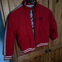 Giubbotto bomber bambino rosso 5-6 anni