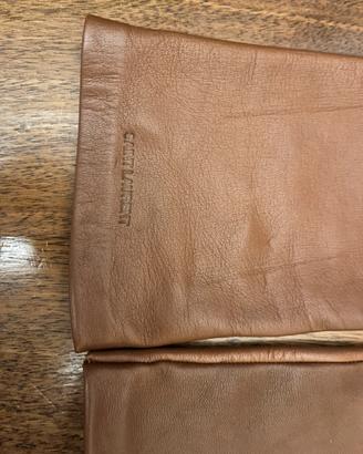guanti in pelle originali Saint Laurent