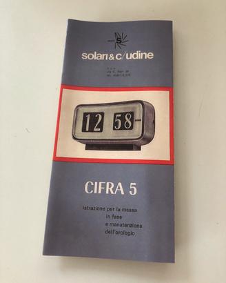 Manuale istruzioni solari udine cifra 5 dator 5 em