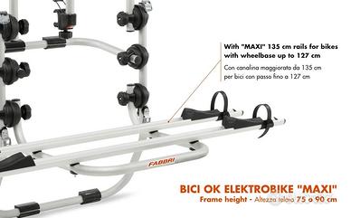 PORTABICI POSTERIORE BICI OK ELEKTROBIKE MAXI 75