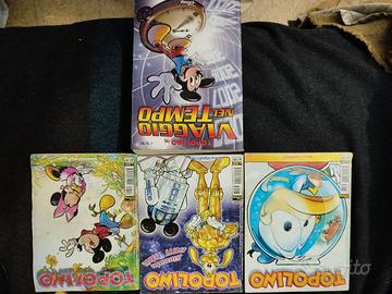 set fumetti topolino + libro