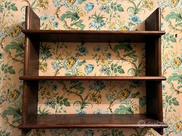 Scaffale Piccolo in legno da muro con mensole