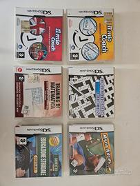 Lotto 6 giochi nintendo ds