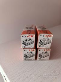 Lotto 4 Pulsantiera Rosse Rivarossi HO per Scambi 