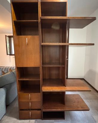 Libreria in legno massello