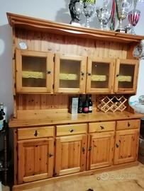 Gredenza in legno di pino